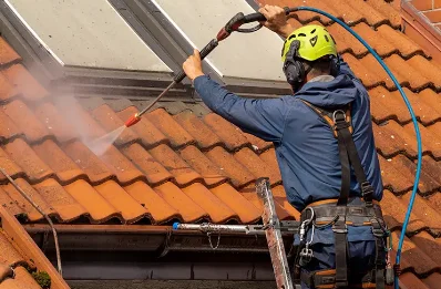 Démoussage et hydrofuge de toiture à Saussay